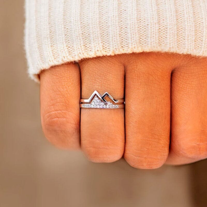 Bague Montagne "À ma MAMAN" - Un hommage élégant à une maman extraordinaire