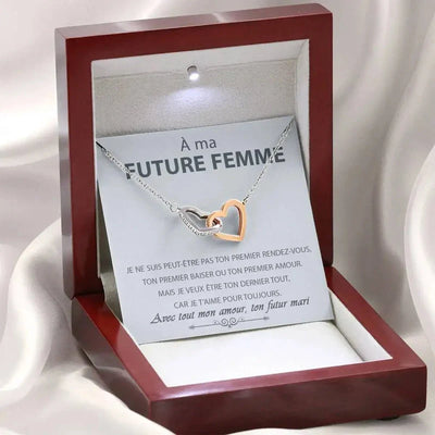 Collier Cœurs - "À ma Future Femme"