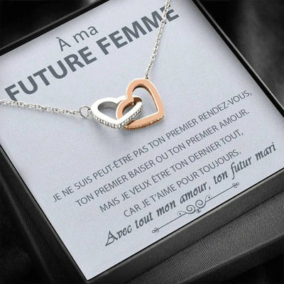 Collier Cœurs - "À ma Future Femme"